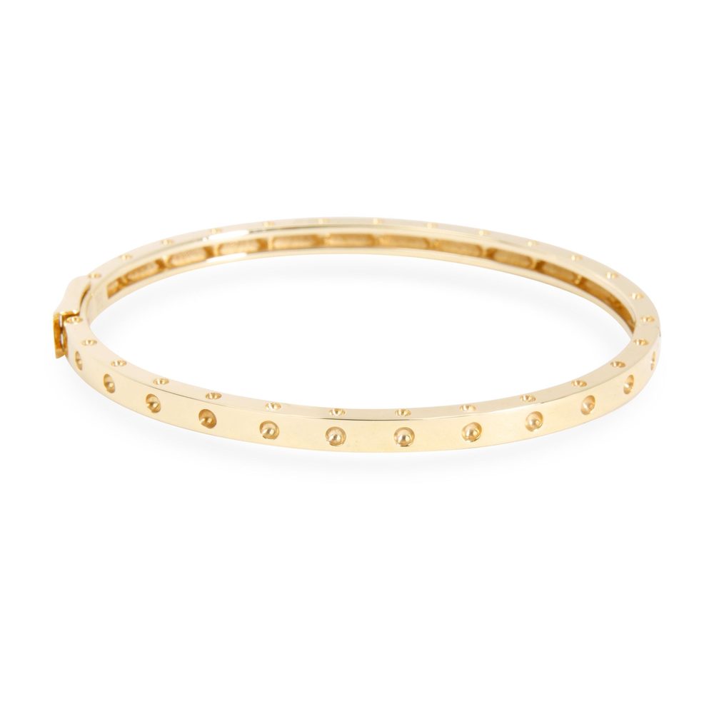 Roberto Coin Symphony Pois Moi Bangle in 18K Yellow Gold
